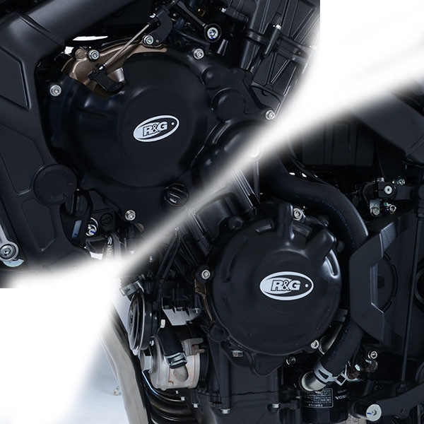 R&G Engine Case Cover Kit (2pc) for Honda CBR650F / CB650F '13-, CB650R '19-'20 & CBR650R '19-'20